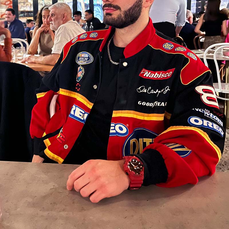 Vintage Ritz Oreo Nascar Racing Jacket