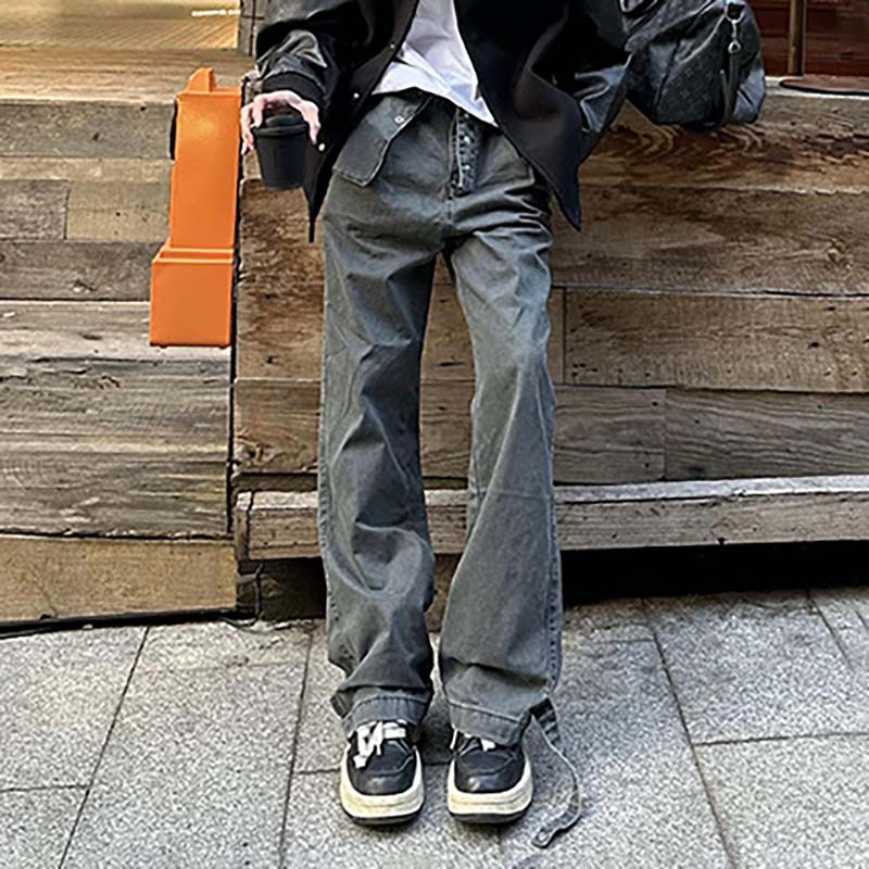 Big Pocket Vintage Straight Cargo Pants