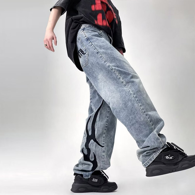 Street Lightning Embroidered Jeans