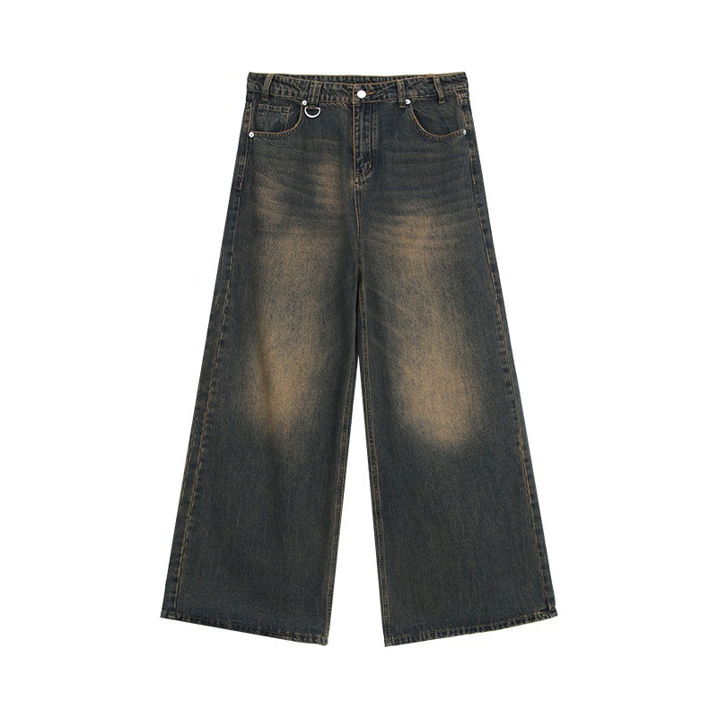 Distressed Vintage Wash Jeans