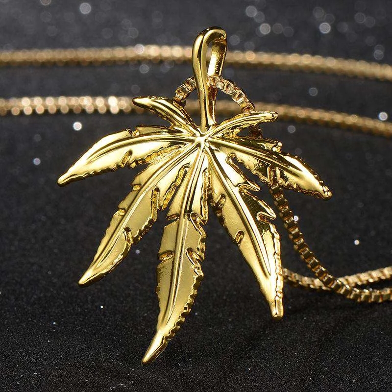 Weed Leaf Pendant