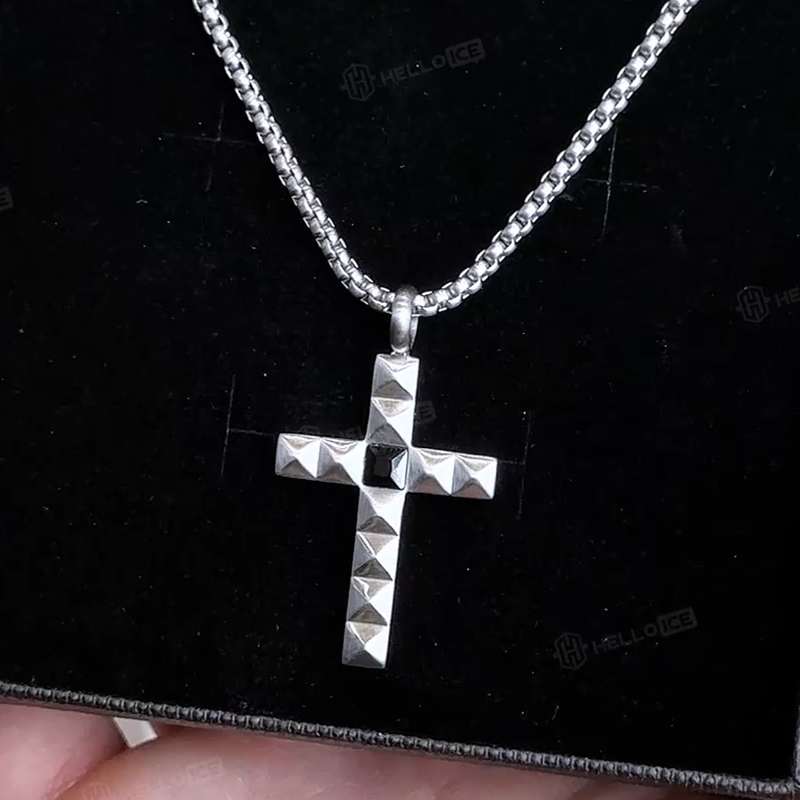 Pyramid Cross Pendant