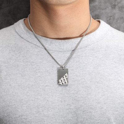 Pyramid Dog Tag Pendant