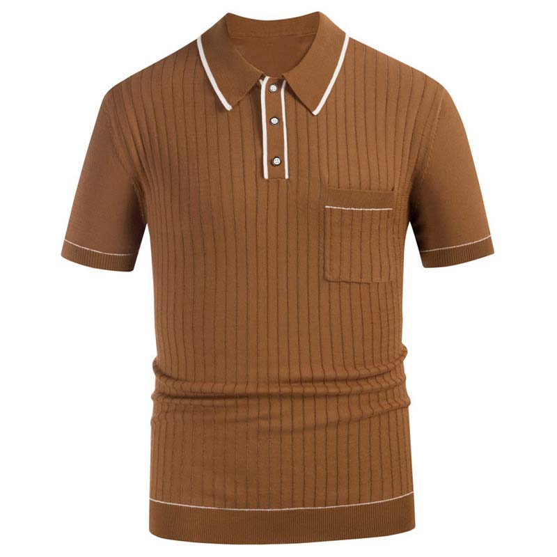 Lapel Short Sleeve Business Polo Shirt