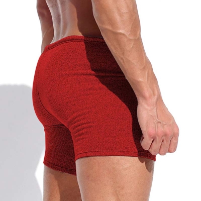 Solid Color Tight Sports Shorts
