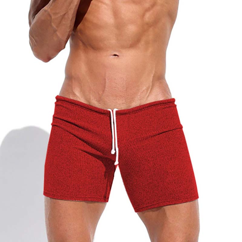 Solid Color Tight Sports Shorts