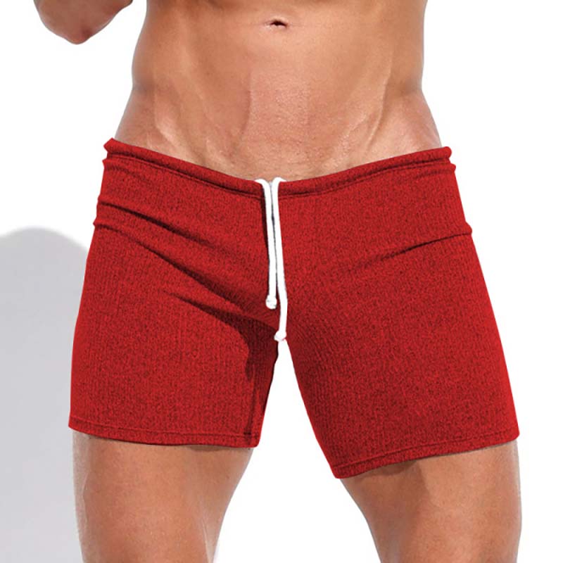 Solid Color Tight Sports Shorts