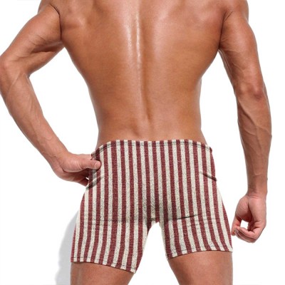 Home Striped Tight Shorts