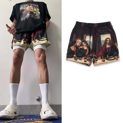Last Supper Printed Shorts