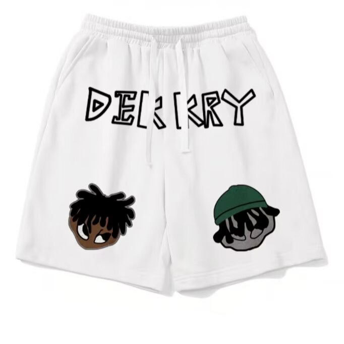 Hip Hop Cartoon Graffiti Casual Shorts