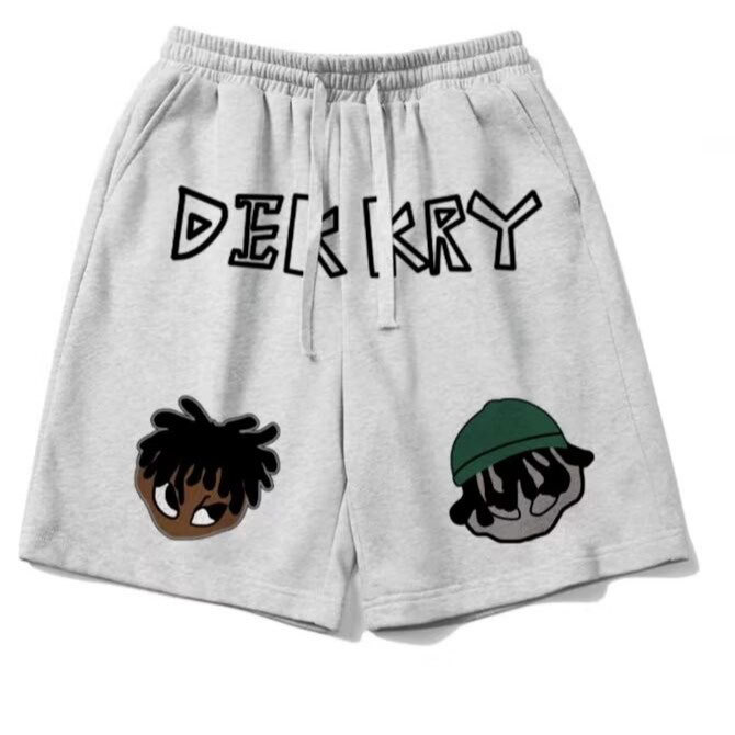 Hip Hop Cartoon Graffiti Casual Shorts