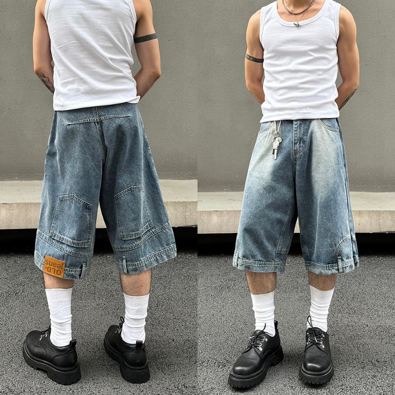 Vintage Street Denim Shorts
