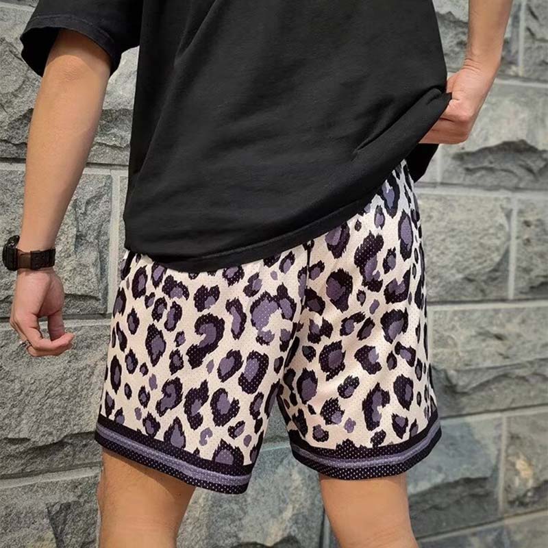 Leopard Print Casual Shorts