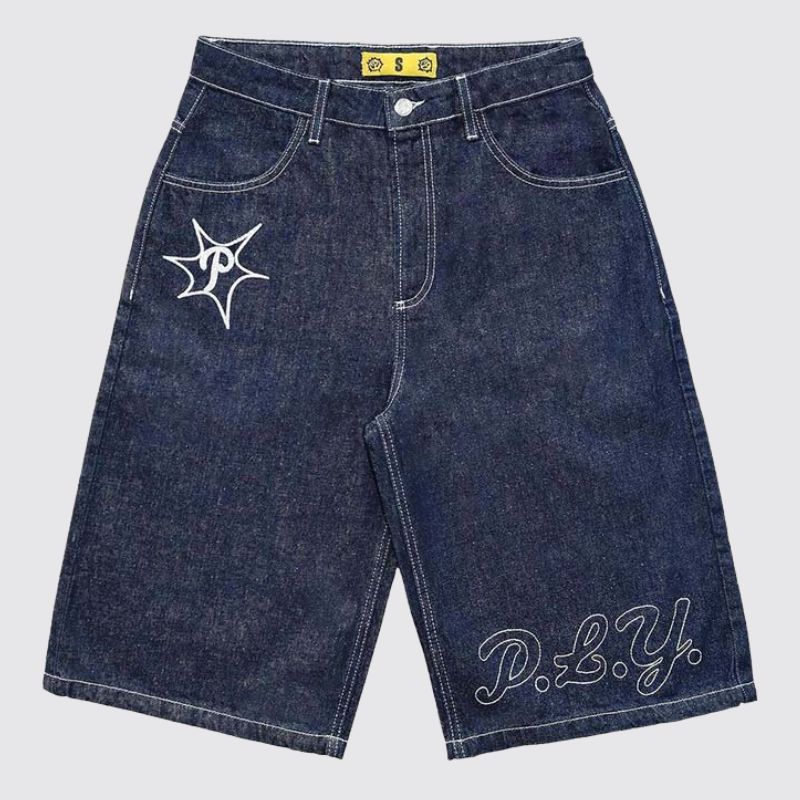 Y2k Casual Letter Pattern Shorts