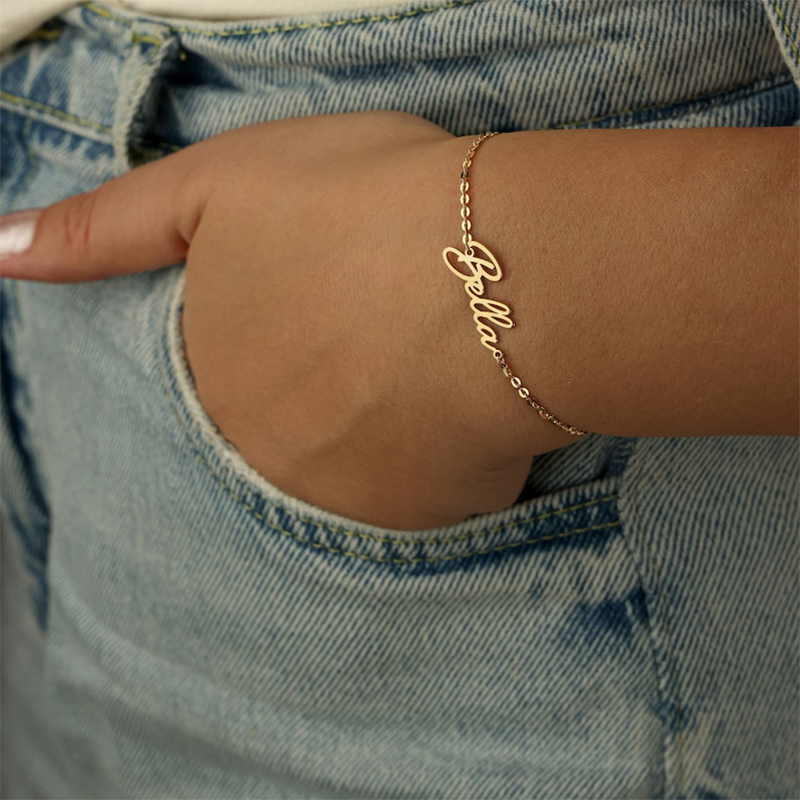 Simple Custom Name Bracelet