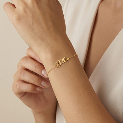 Simple Custom Name Bracelet