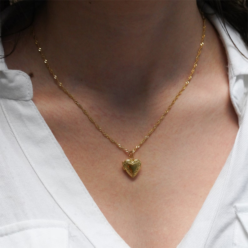 Personalized Heart-shaped Locket Pendant