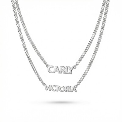 Customized Name Curb Chain Necklace