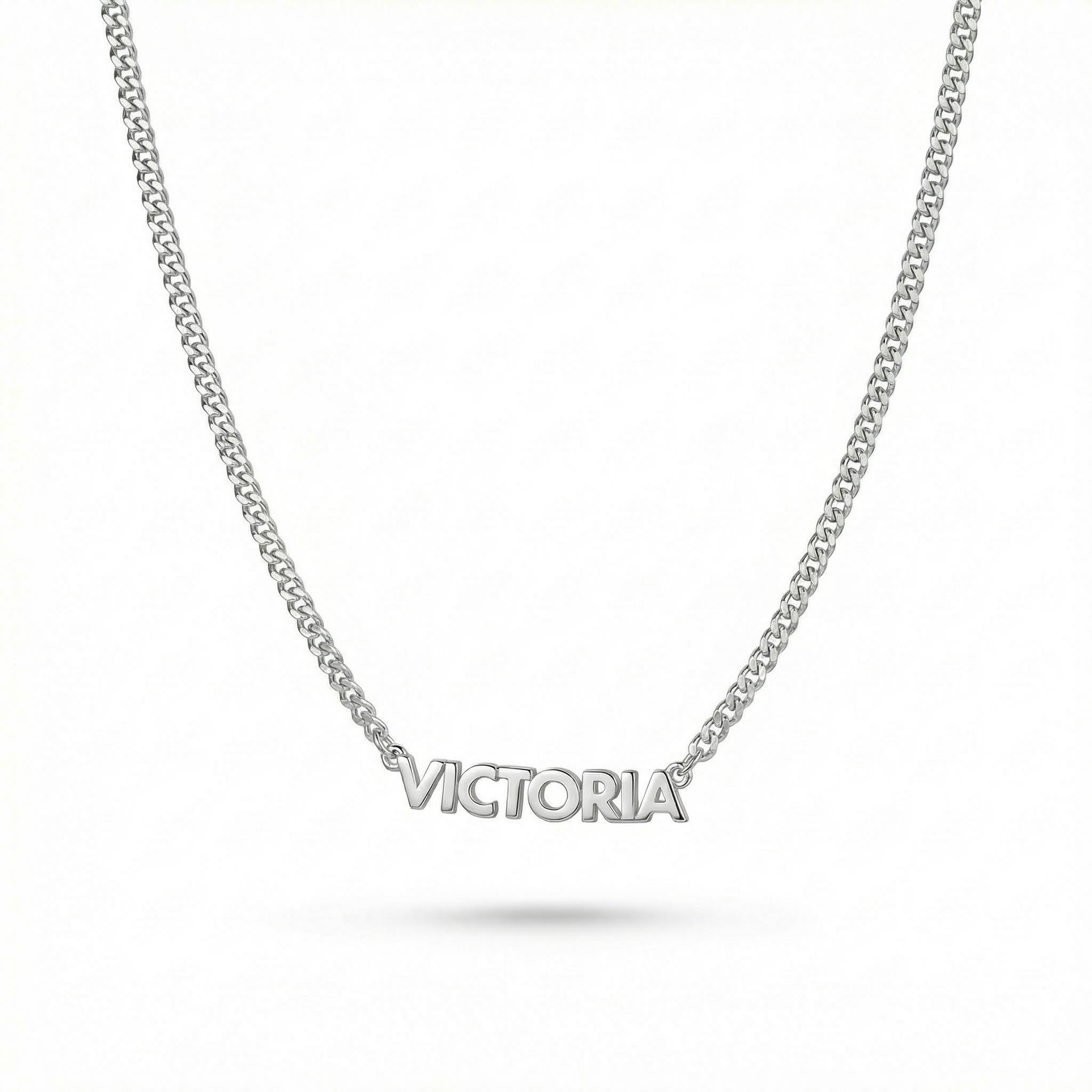 Customized Name Curb Chain Necklace