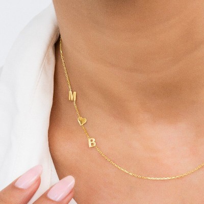 Personalized Initial Letters Necklace