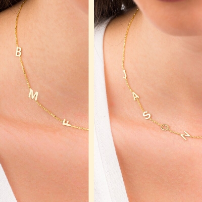 Personalized Initial Letters Necklace