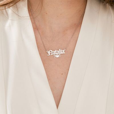 Halloween Name Necklace