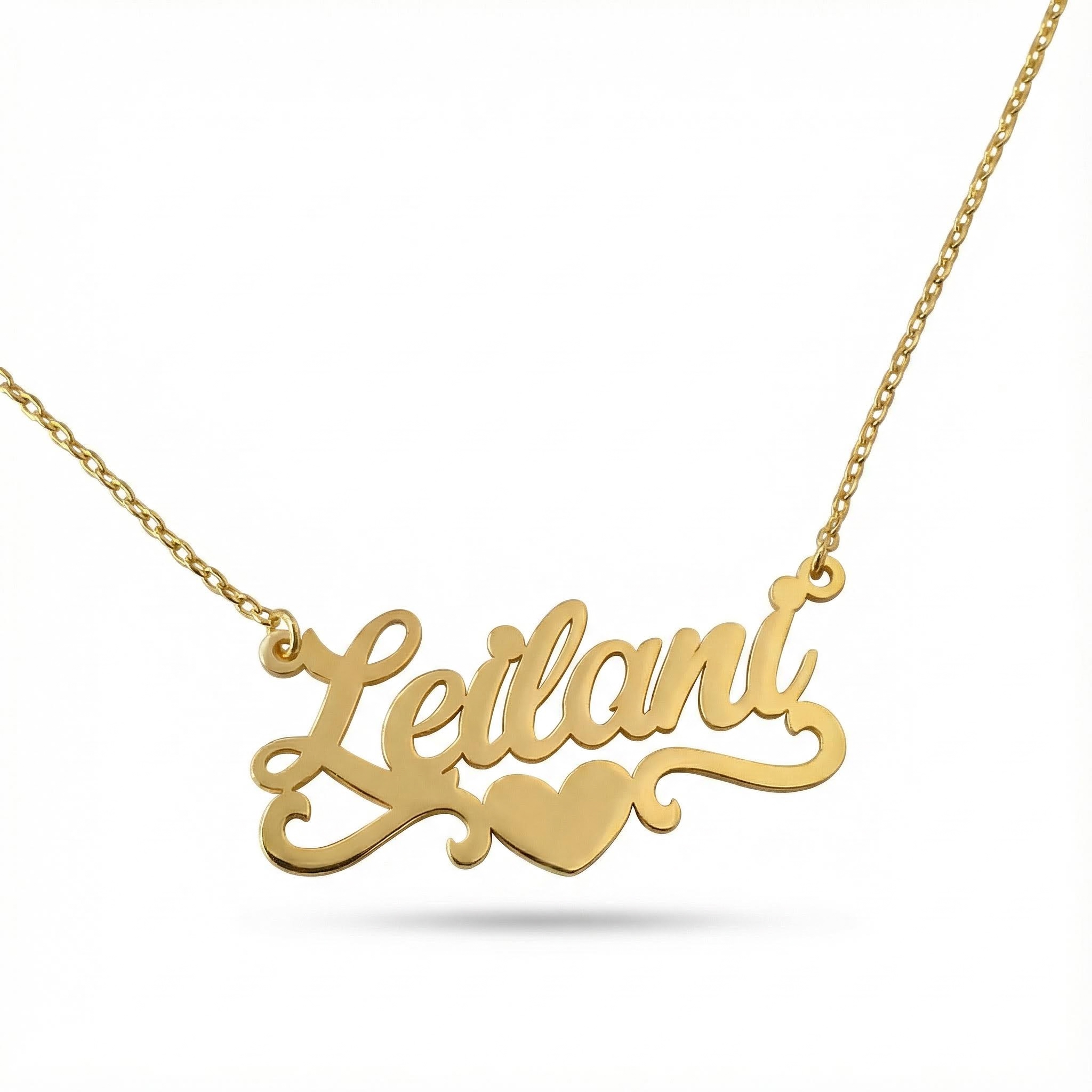 Customized Name Heart Necklace Customized Name Heart Necklace