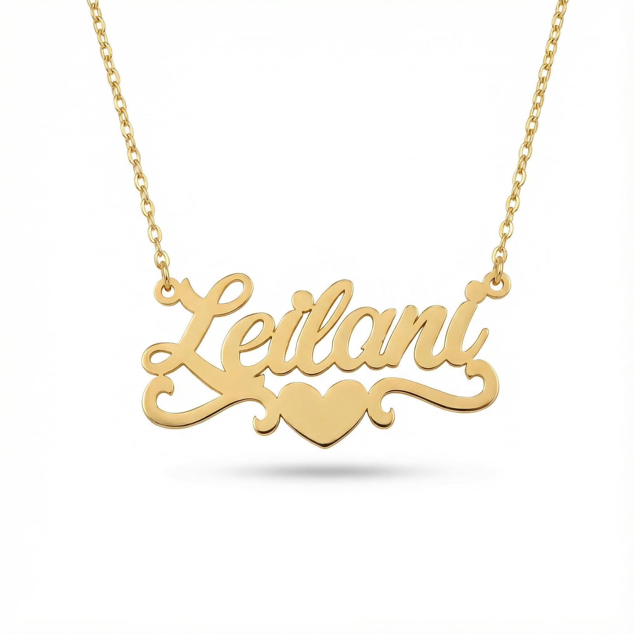 Customized Name Heart Necklace Customized Name Heart Necklace