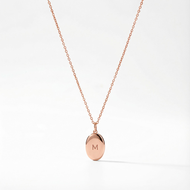 Custom Photo Oval Locket Necklace