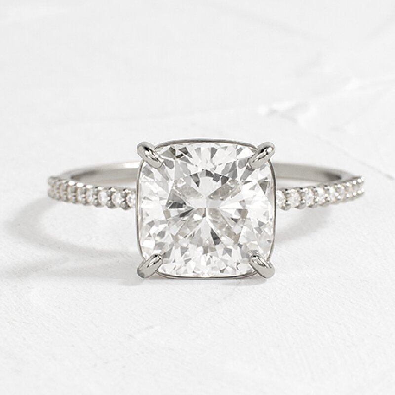 Classic Cushion Cut Engagement Ring