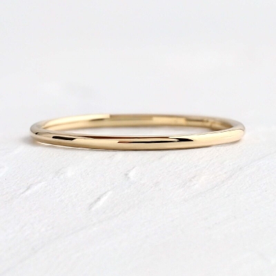 Smooth Sterling Silver Band