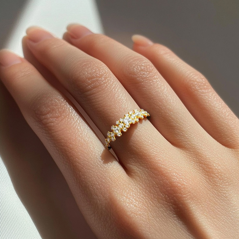 0.31CT Round Cut VVS Moissanite S925 Silver Engagement Ring 0.31CT Round Cut VVS Moissanite S925 Silver Engagement Ring