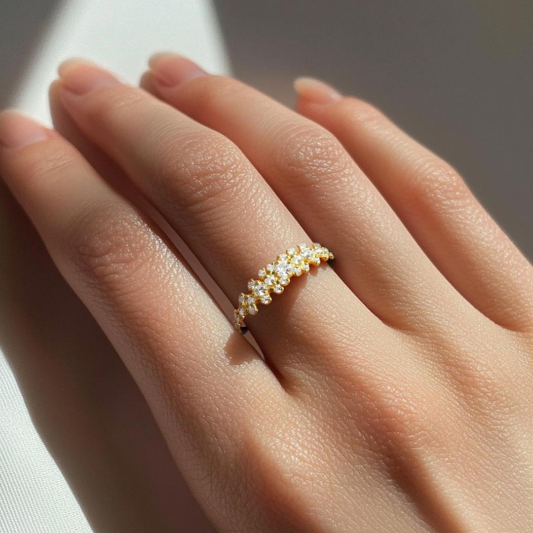 0.31CT Round Cut VVS Moissanite S925 Silver Engagement Ring 0.31CT Round Cut VVS Moissanite S925 Silver Engagement Ring