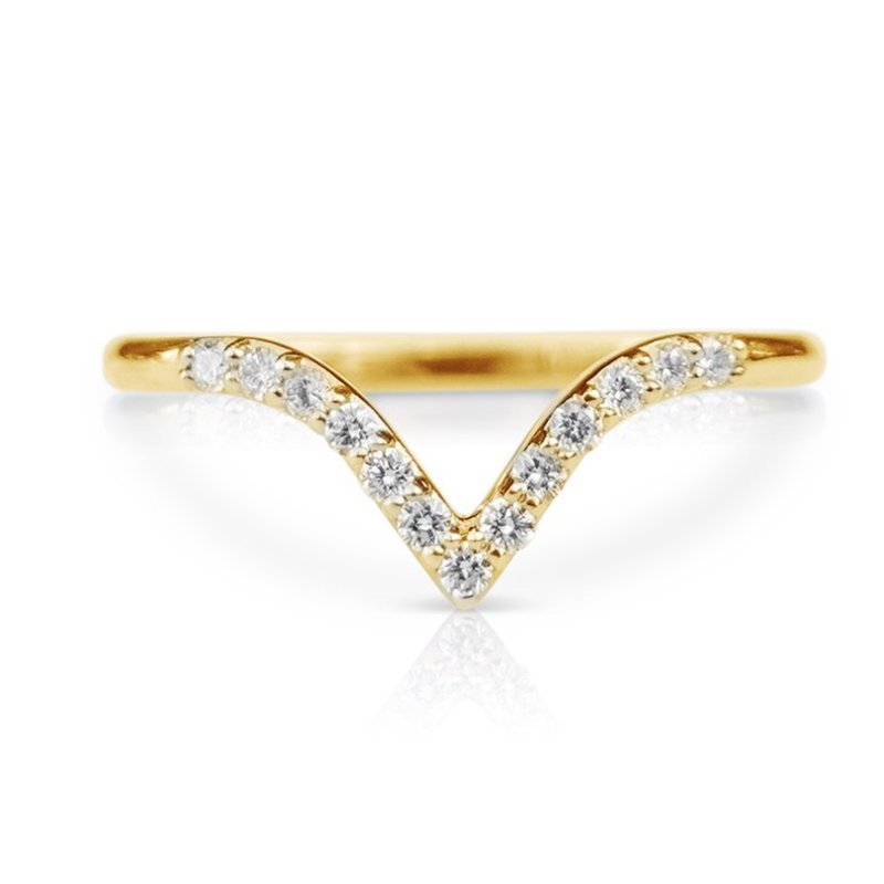 V-Shape Round Cut Band