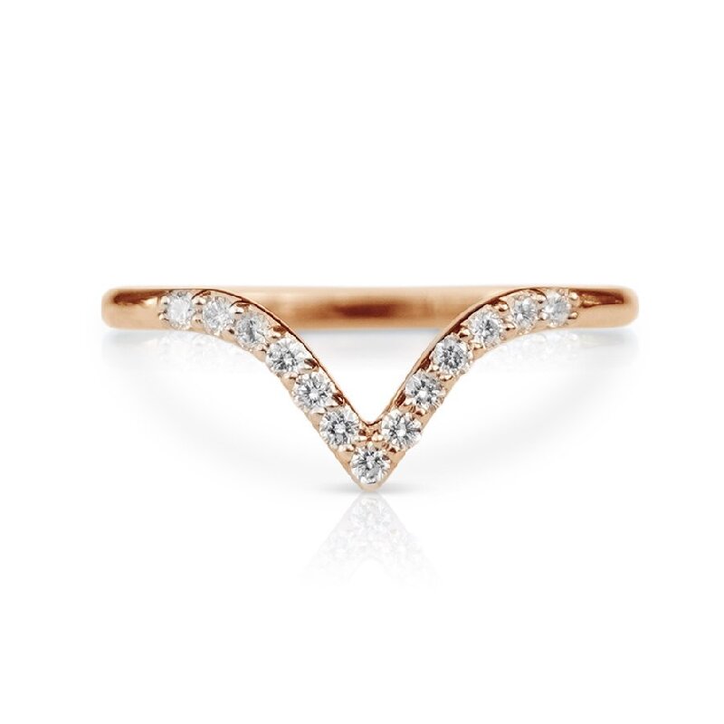 V-Shape Round Cut Band