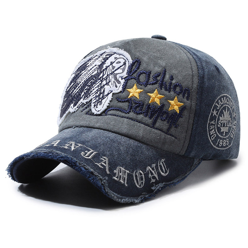 Casual Letter Embroidered Cap