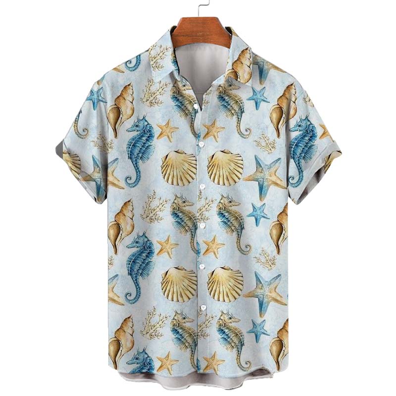 Sea Life Mermaid Print Shirt