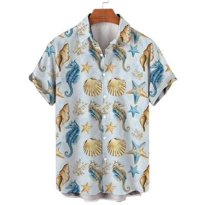 Sea Life Mermaid Print Shirt