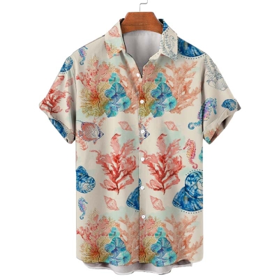 Seahorse Shell Print Shirt