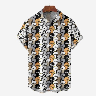 Cat Paw Hawaiian Shirt