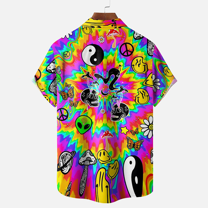 Alien Mushroom Hawaiian Shirt