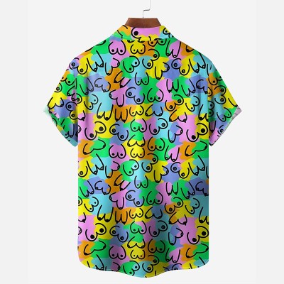 Abstract Geometric Hawaiian Shirt