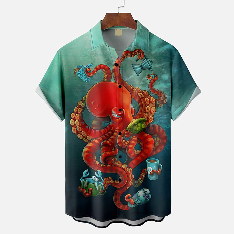 Octopus Hawaiian Shirt