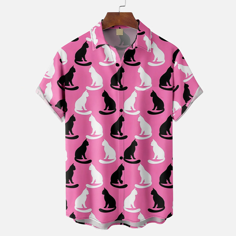 Abstract Cat Hawaiian Shirt