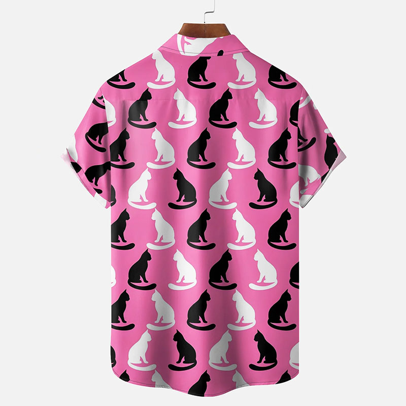 Abstract Cat Hawaiian Shirt