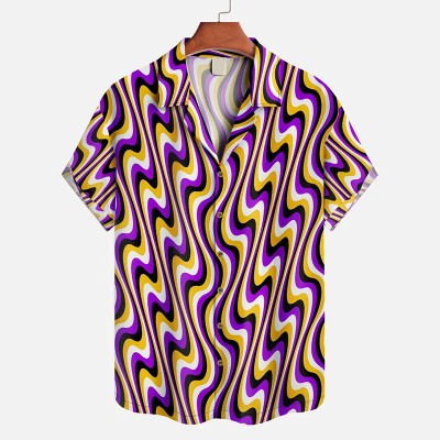 Geometric Abstract Hawaiian Shirt