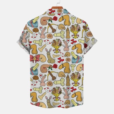 Fun Print Hawaiian Shirt