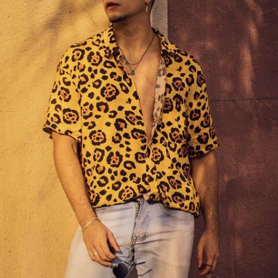 Leopard Print Hawaiian Shirt