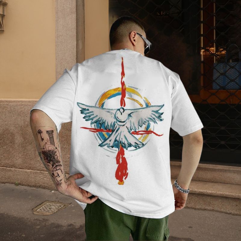 Pentecostal Holy Spirit Flame Print T-Shirt