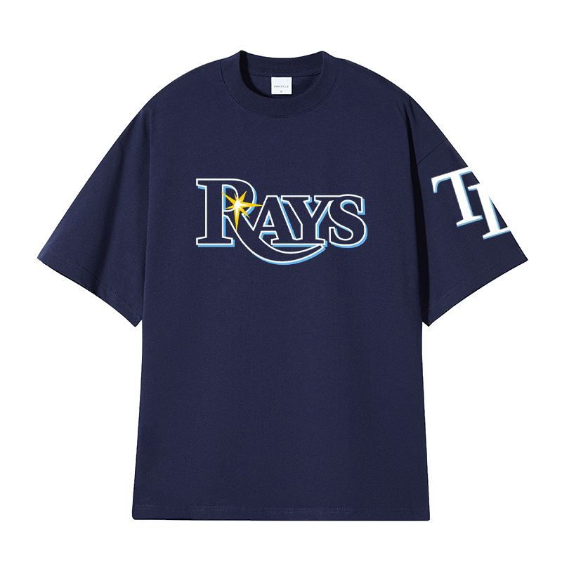 Rays Printed Cotton T-Shirt - Helloice Apparel